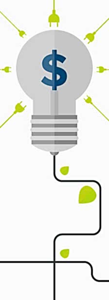 Money saving lightbulb